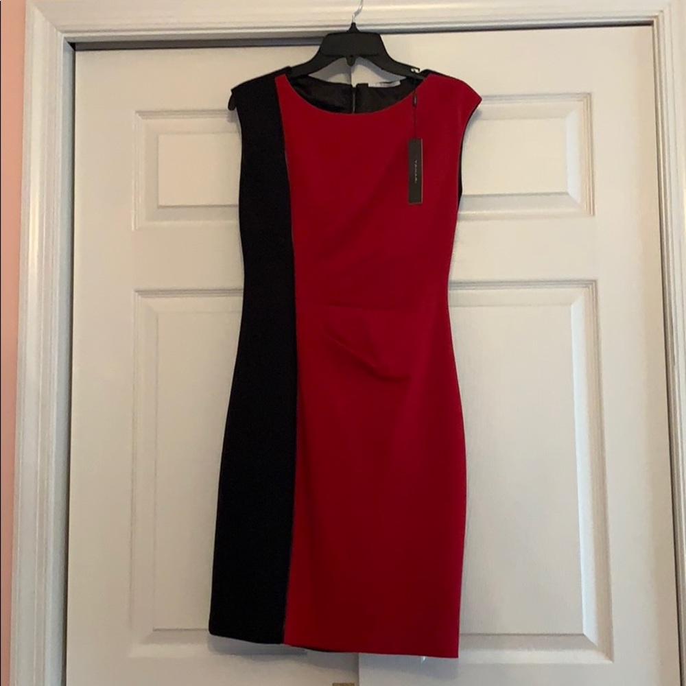 NWT T Tahari colorblock dress - Picture 2 of 8